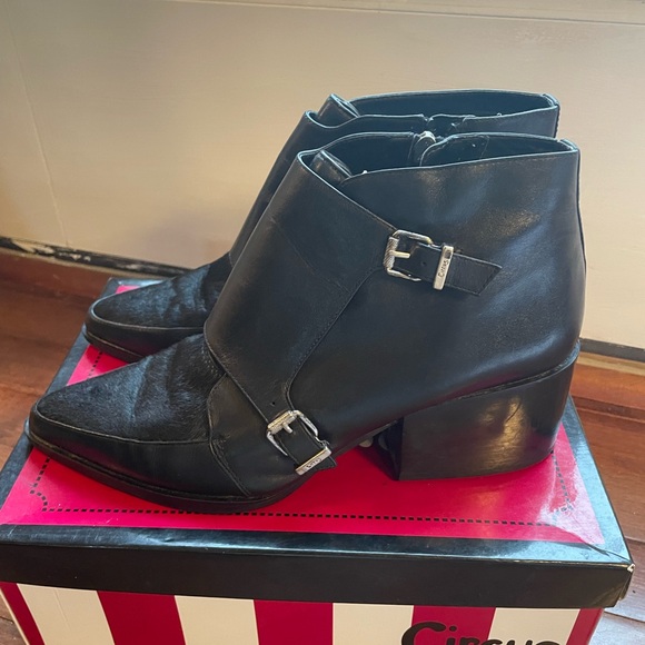 Circus by Sam Edelman Booties w/ Calf Hair Sz. 10.5 - Picture 5 of 5
